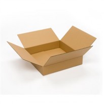 6L x 6W x 2H Inch Corrugated Brown Box Single Wall - 3 Ply