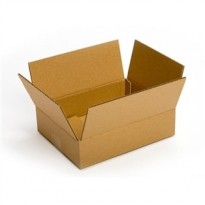 8L x 6W x 2H Inch Corrugated Brown Box Single Wall - 3 Ply