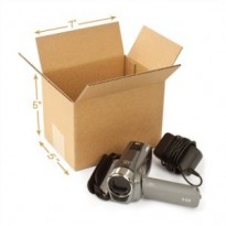 7L x 5W x 5H Inch Corrugated Brown Box Single Wall - 3 Ply