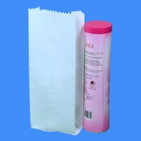 13L X 3G X 7W White Paper Grocery Bag